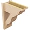 Ekena Millwork 7 1/2-in W x 16-in D x 20-in H Funston Trad Rough Cedar Woodgrain TimberThane Outlooker, Primed Tan OUTUR075X16X20FST04RCPR - alternate 6